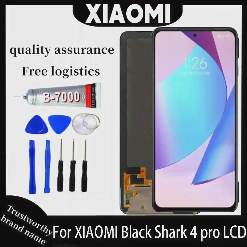 Super Amoled Screen для Xiaomi Black Shark 4 Pro Shark Par-H0 ЖК-дисплей сенсорный экран с рамой для Xiaomi Black Shark 4-0