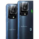 Защитное стекло для Xiaomi Black Shark 5 Pro (Ксиоми Блэк Шарк 5 Про) на Камеру 2 шт, (гибридное: пленка+стекловолокно), прозрачное Hybrid Glass, Miuko прозрачный